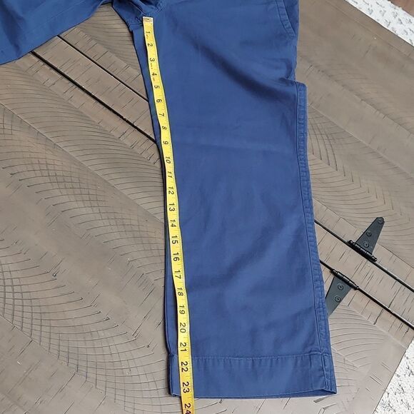 Lilly Pulitzer Cropped Blue Pants Sz 4 - Picture 8 of 8